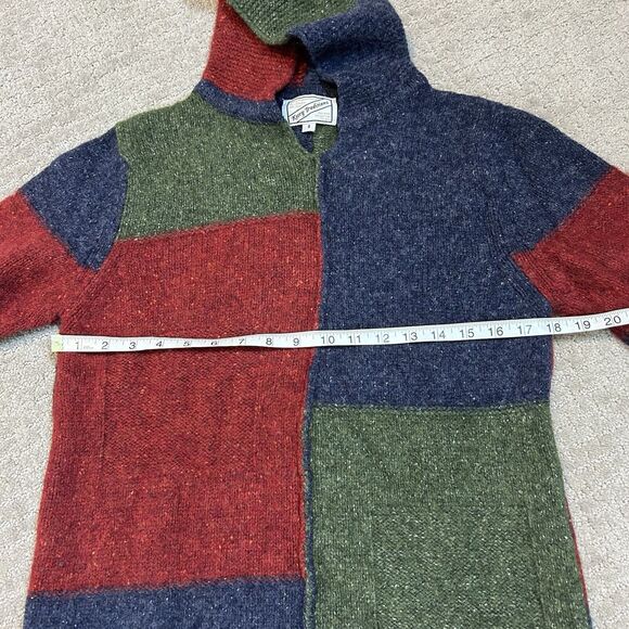 Kerry Traditions Woollen Mills Killarney Ireland Sweater S Colorblock Wool Silk - Picture 12 of 13
